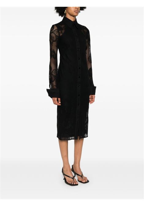 Abito midi in pizzo floreale canosa in nero - donna MAXMARA SPORTMAX | 2412631012600002